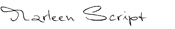 Marleen Script font preview
